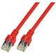 EFB SF/UTP Cat.5e Ethernet Network Cable 7.5m Red