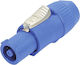 Speakon Power Input Extension 3pc-bl Lx-audio Blue Powercon 57501-200
