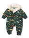 Little Green Radicals Baby Bodysuit for Going Out Long-Sleeved Green