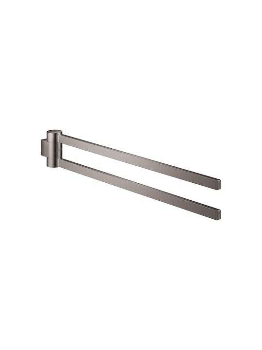 Grohe Double Wall-Mounted Bathroom Hook Gray