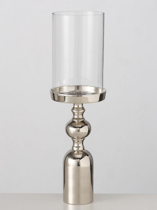 MSA Kerzenhalter Glas in Transparent Farbe 48cm 1Stück