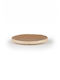 Kutahya Porselen Plate Shallow Gray with Diameter 30cm