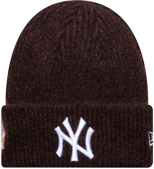 New York Yankees Beanie Beanie Knitted in Burgundy color