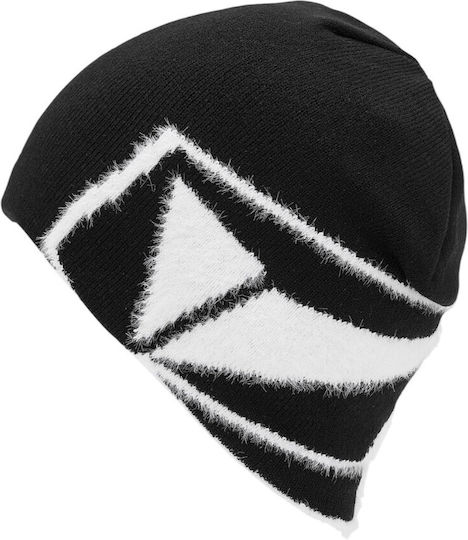 Skull Beanie Beanie Knitted in Black color