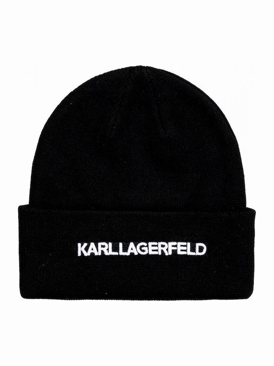 Beanie Ανδρικός Σκούφος Πλεκτός σε Μαύρο χρώμα