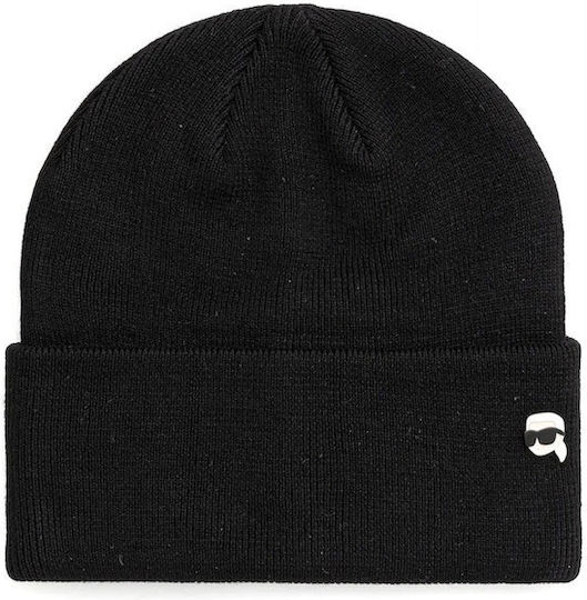 Beanie Männer Beanie Gestrickt in Schwarz Farbe