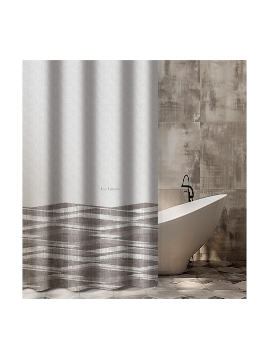 Guy Laroche Active Shower Curtain 240x185cm Taupe