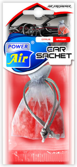 Power Air Lufterfrischer Anhänger Auto Car Sachet Zitrusgarten 13gr 1Stück