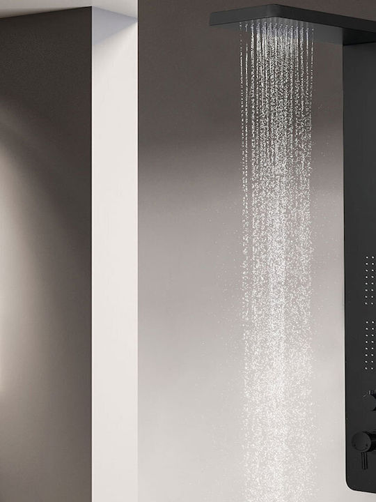 Icos Hydro Massage Column Black