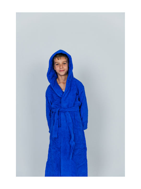 Belotex Kids Hooded Bathrobe Dark Blue