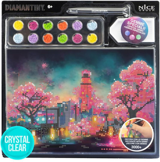 Nice Diamantiny Level Up Creative Mosaic Game Set Japan Fantasy Night Multicolored Diamonds 96311 6+ Years