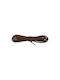 Bergal Trekking Laces Black Brown 75cm Round Thick Hiking Shoelaces Braided Colours Black Brown 75 Centimeters