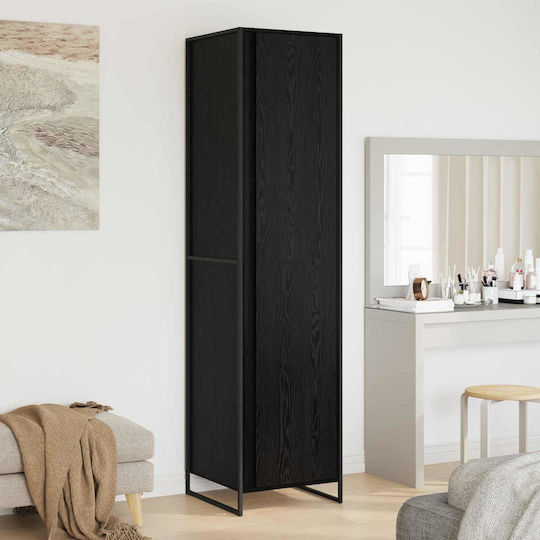 Doppeltür Kleiderschrank Black 50x50x200cm