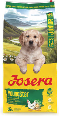 Josera Junior Young Star 3kg Ξηρά Τροφή για Κουτάβια με Κοτόπουλο, Πατάτες και Πουλερικά