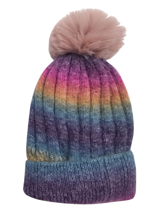 Pom Pom Beanie Beanie Knitted