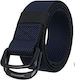 Männliche Gürtel Leichte Elastische Militärgürtel Molle Taktisch Breite 4 cm Blau Kj320