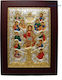 Silver Icon Grapevine Gold Plated Decoration