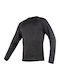Nordcode Herren Thermo Langarmshirt Schwarz