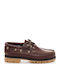 C14 Tractor Δερμάτινα Ανδρικά Boat Shoes σε Καφέ Χρώμα