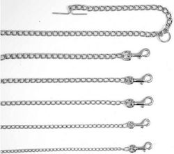 Ikaros Hundeleinen und -führungen Kette Silber 2m