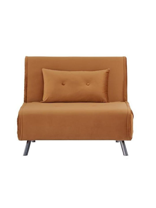 Armchair Bed Dark Orange 100x91x92cm