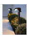 Atman Outdoor Floor Lamp LED for Exterior Space 18W with Warm White Light Black