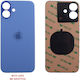 3rd Party iPhone 16 Plus Batteriedeckel + 3m Sticker Ultramarin 3er