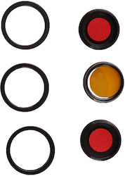 Iphone 15 Pro Max Camera Lens + Rings Set 3 Pieces Titanium Black