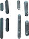 3rd Party Ersatzschlüssel für Mobiltelefone Seiten-Tasten Ein/Aus 4 Stück Ultramarin