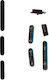 Iphone 13 Pro/13 Pro Max Side Keys On Off 4 Τεμ Graphite 3p