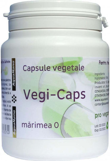 Vegi-caps Empty Vegetable Capsules 75pcs Aghoras