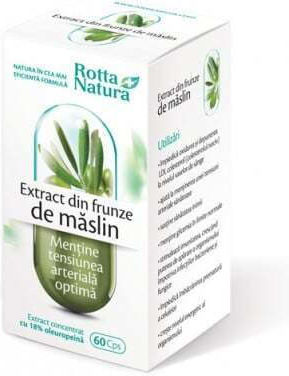 Extract De Frunze De Măslin 60 Capsule Rotta Natura