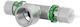 Brass Tinned Multiskin 20x3/4x20 Press-fit Tee Fitting