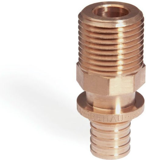 Racord Tranzitor Filetat Exterior 20 R 1 Rautitan Rx Bronz Fără Plumb