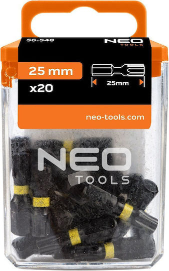 Tx40 Impact Bits 25 Mm 20 Pcs