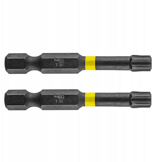 Neo Tools Импакт Битове Tx30 X 50 Mm 2 Броя