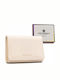 Leather Women's Wallet with RFID Beige