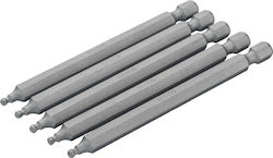 Bahco Μύτη 1/4" Βίδες Allen Μπίλια 6x89 Mm 2 Τεμ Bahco