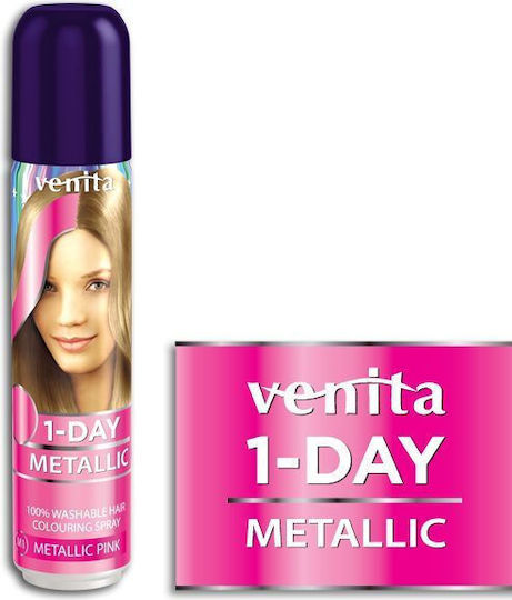 Venita Venita Temporary Hair Dye Spray M1 Pink 50ml