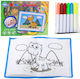 Diy Painting Board Magic Canvas Washable Markers