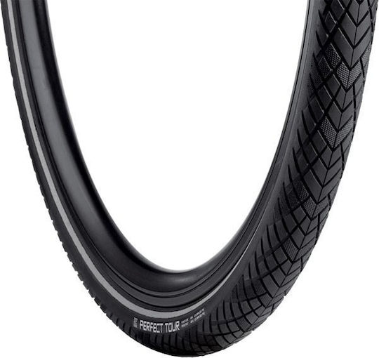 Vredestein Bike Tire City and Trekking 28" x 1.75" Anti-perforation lining, Black + Reflective
