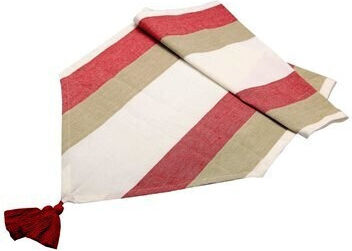 Espiel Christmas Tablecloth Runner Fabric Red L170xW40cm.