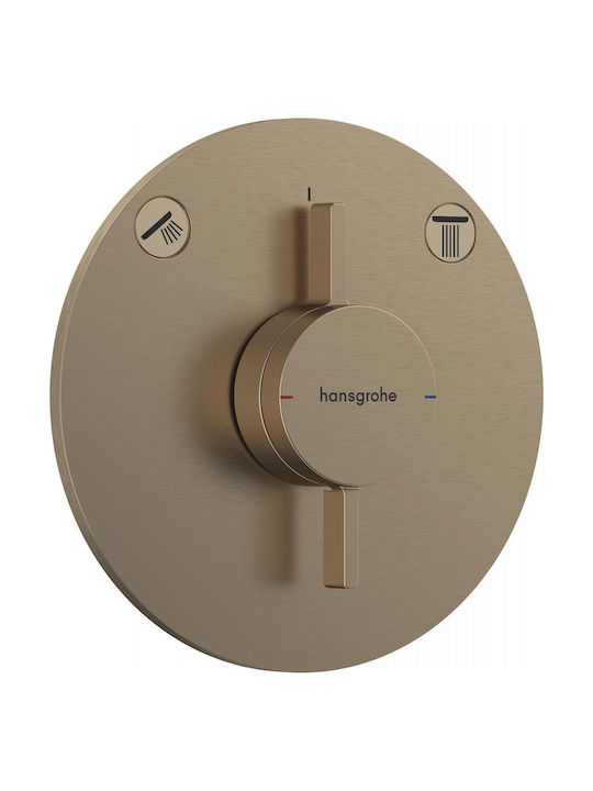 Hansgrohe Built-in Mixer & Spout Set for Shower Bronze