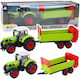 Lean Toys Traktor Kleintransporter Zurückziehen