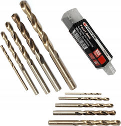 Forsage Satz 10 Bohrer HSS mit Zylindrischem Schaft für Metall Forsage Satz 10 Bohrer HSS mit Zylindrischem Schaft für Metall
