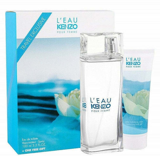 Kenzo L'eau Women's Set with Body Lotion