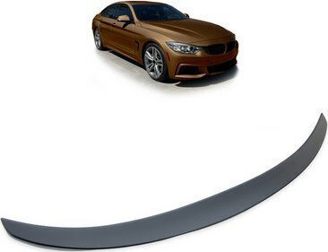 Mtuning Lotka Lip Spoiler Matt Black Bmw 4 F36 2014-Present