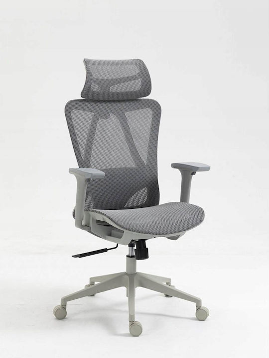 Office Chairs Office Chair with Adjustable Arms Grey