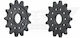 Esjot Front Steel Sprocket 520 Raw 13 Teeth 50-32109-13s