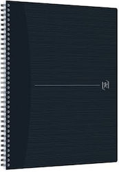 Oxford Spiral Square Black Notebook